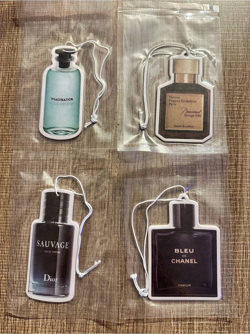 Set of 4 Luxury Car Freshies